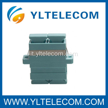 Adattatore Duplex per fibra ottica Aqua OM3 SC, adattatore per fibra ottica SC 50/125